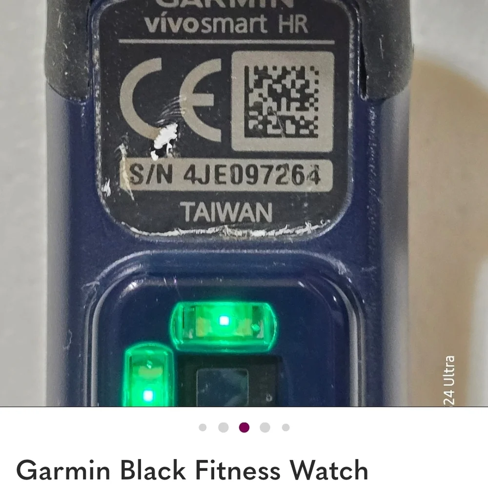 Garmin Black Fitness Tracker, Vivosmart HR, Works Well
